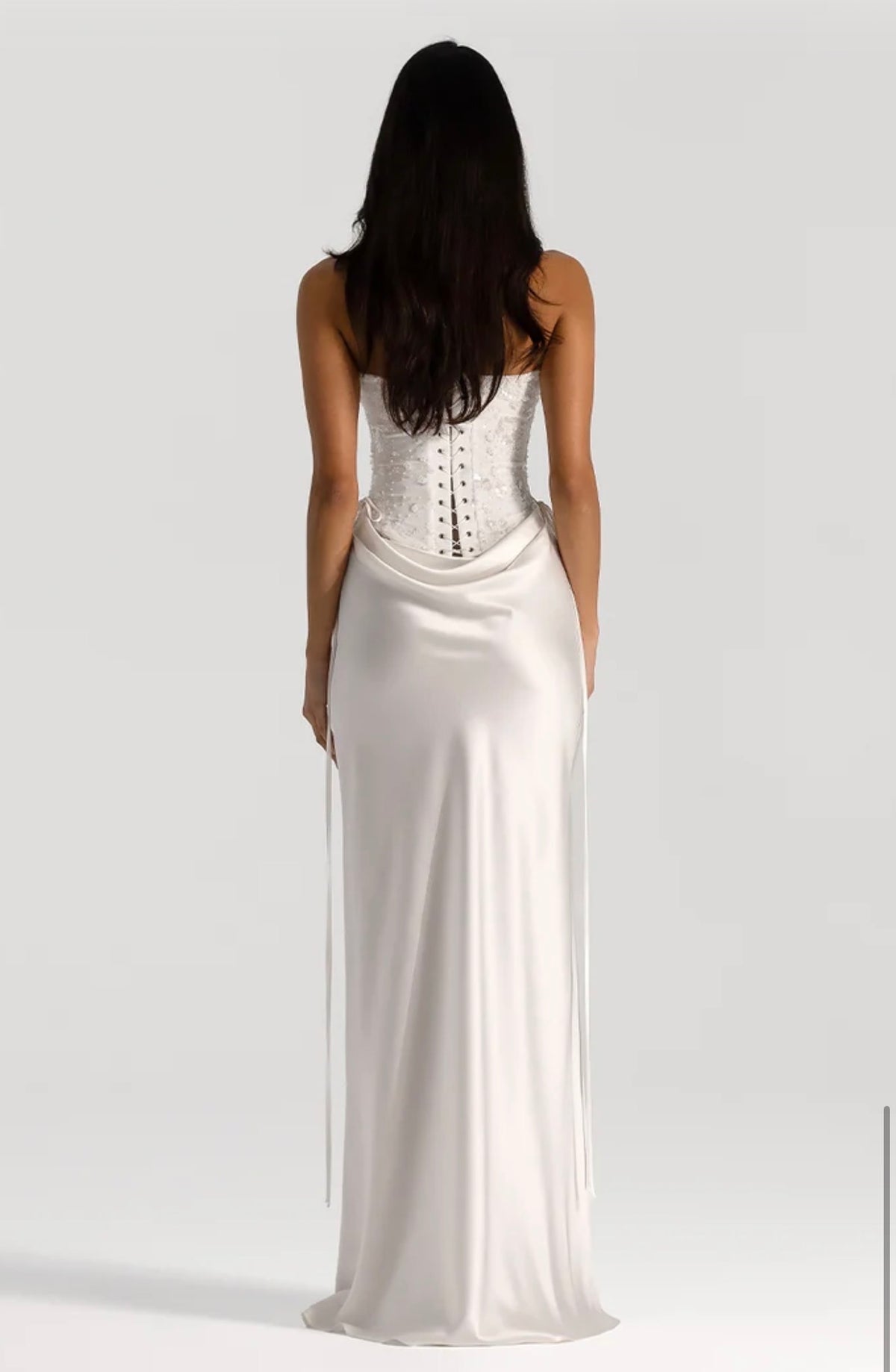 Natalie Rolt Verity Bustier & Evelyn Maxi White
