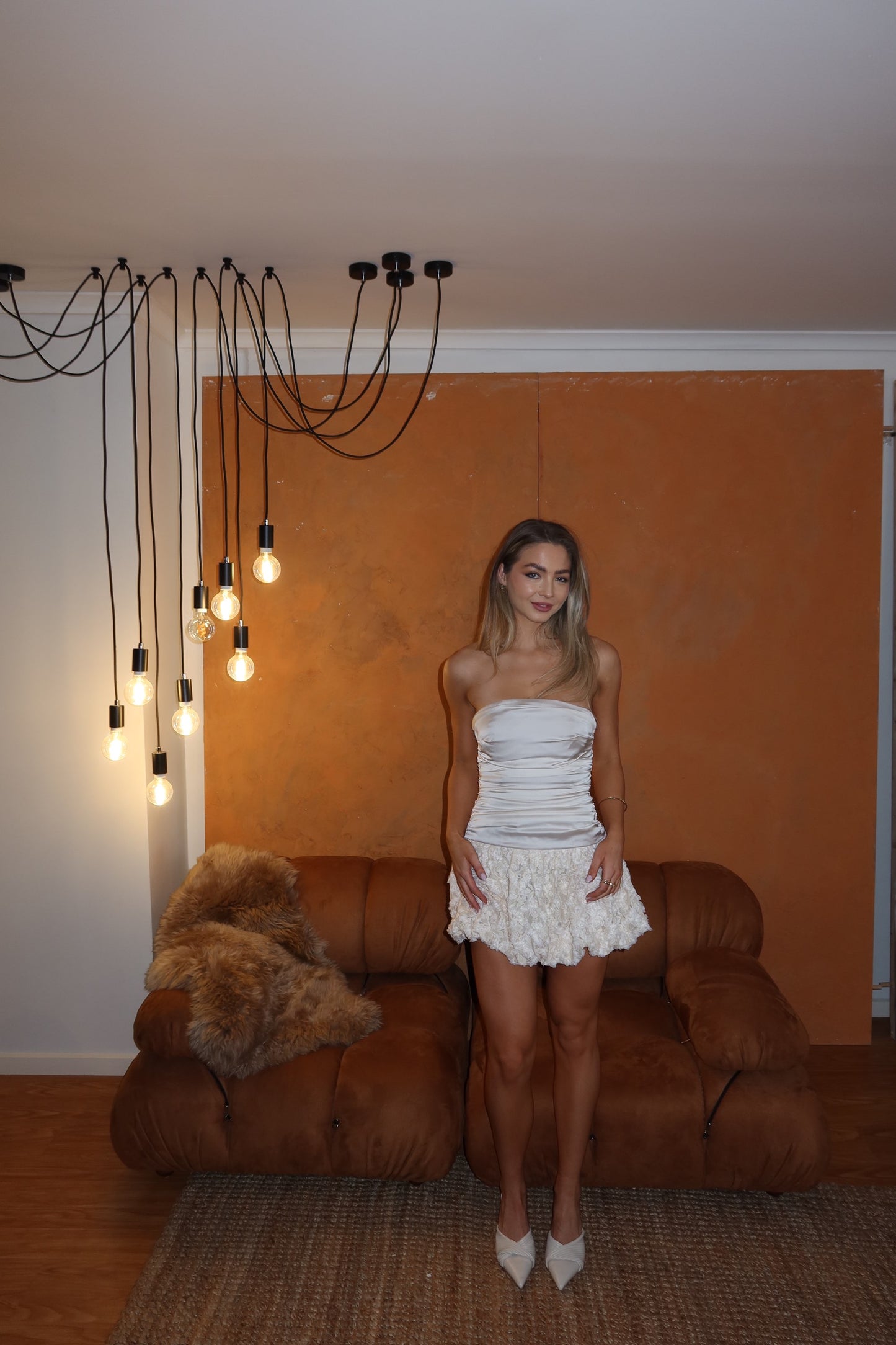 Majorelle Iliesha Mini Dress Ivory