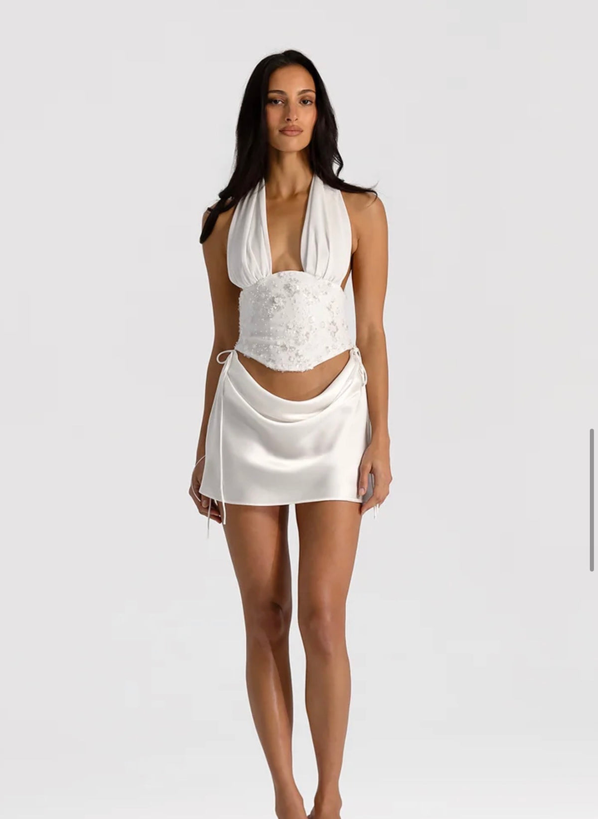 Natalie Rolt Bronte Bustier & Evelyn Mini White