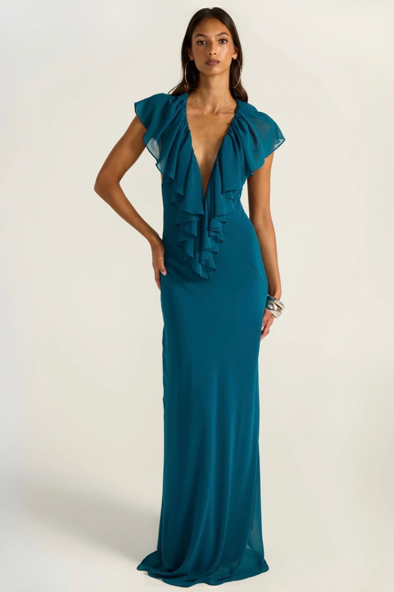 Ancegria Clover Gown Teal