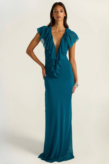 Ancegria Clover Gown Teal