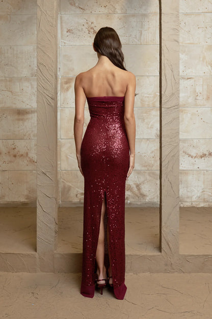 Fait Par Foutch Elizabeth Dress Ruby