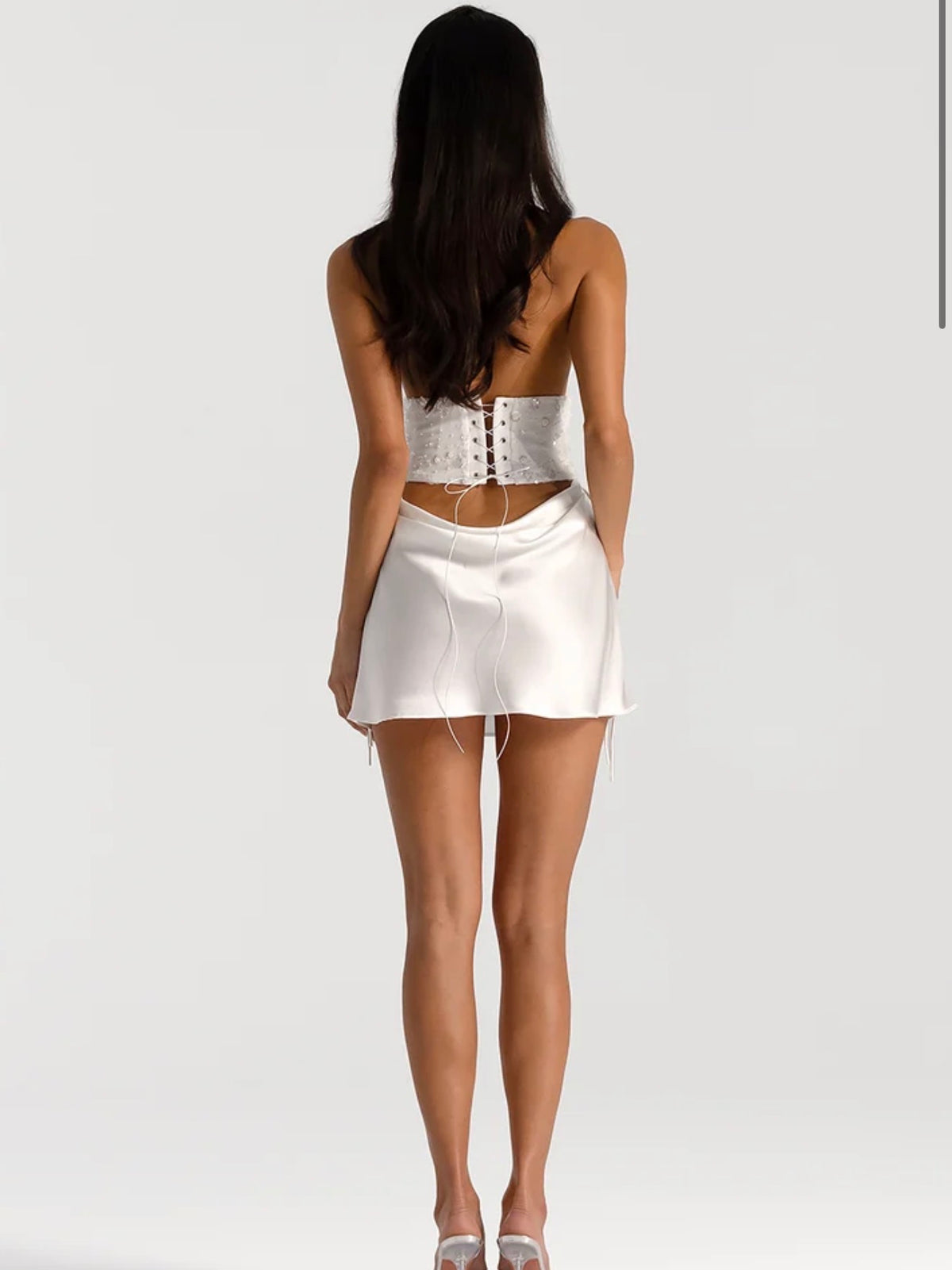 Natalie Rolt Bronte Bustier & Evelyn Mini White