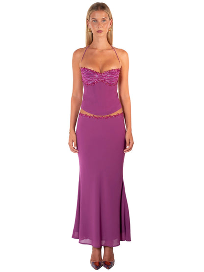 I Am Delilah Jemima Skirt & Top Berry