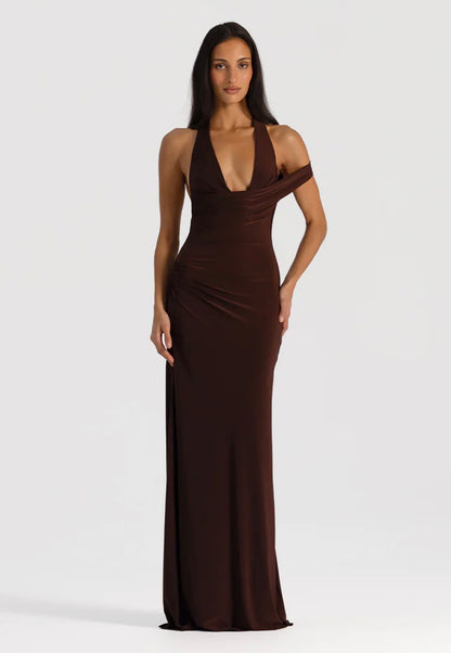 Natalie Rolt Mariela Gown Brown