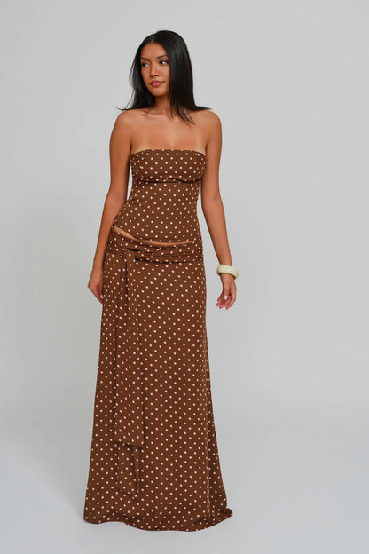 Sabelle Charlotte Corset & Skirt Cocoa