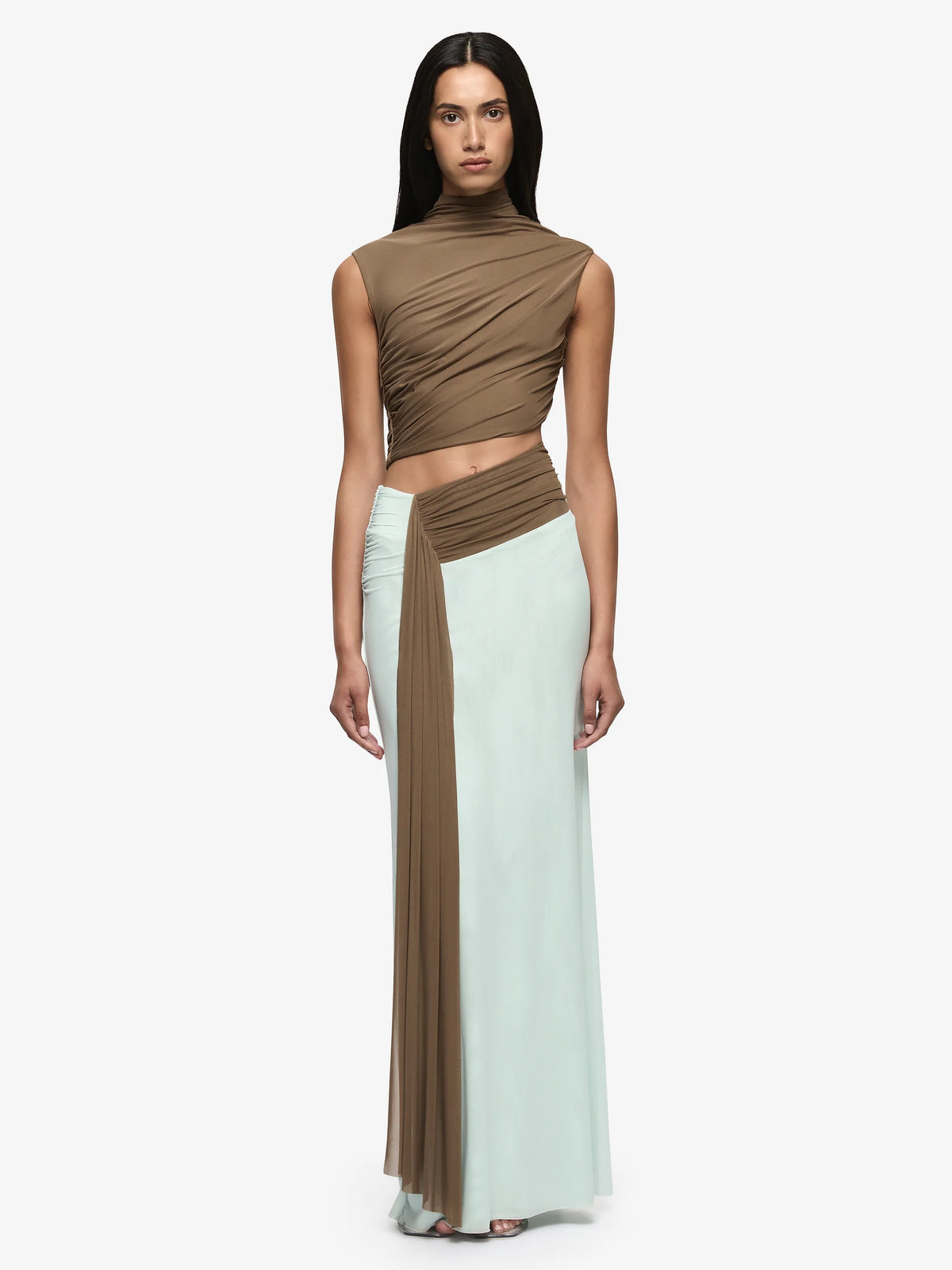 Bec & Bridge Conni Asym Dress Taupe