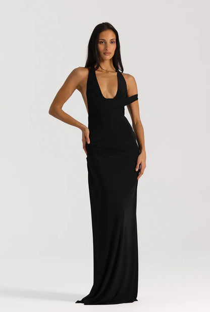 Natalie Rolt Mariela Gown Black