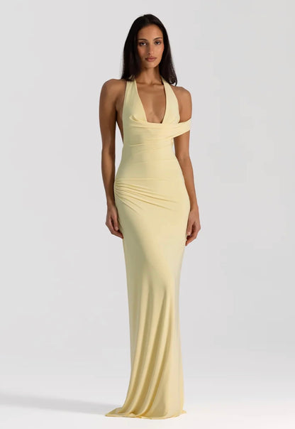 Natalie Rolt Mariela Gown Yellow