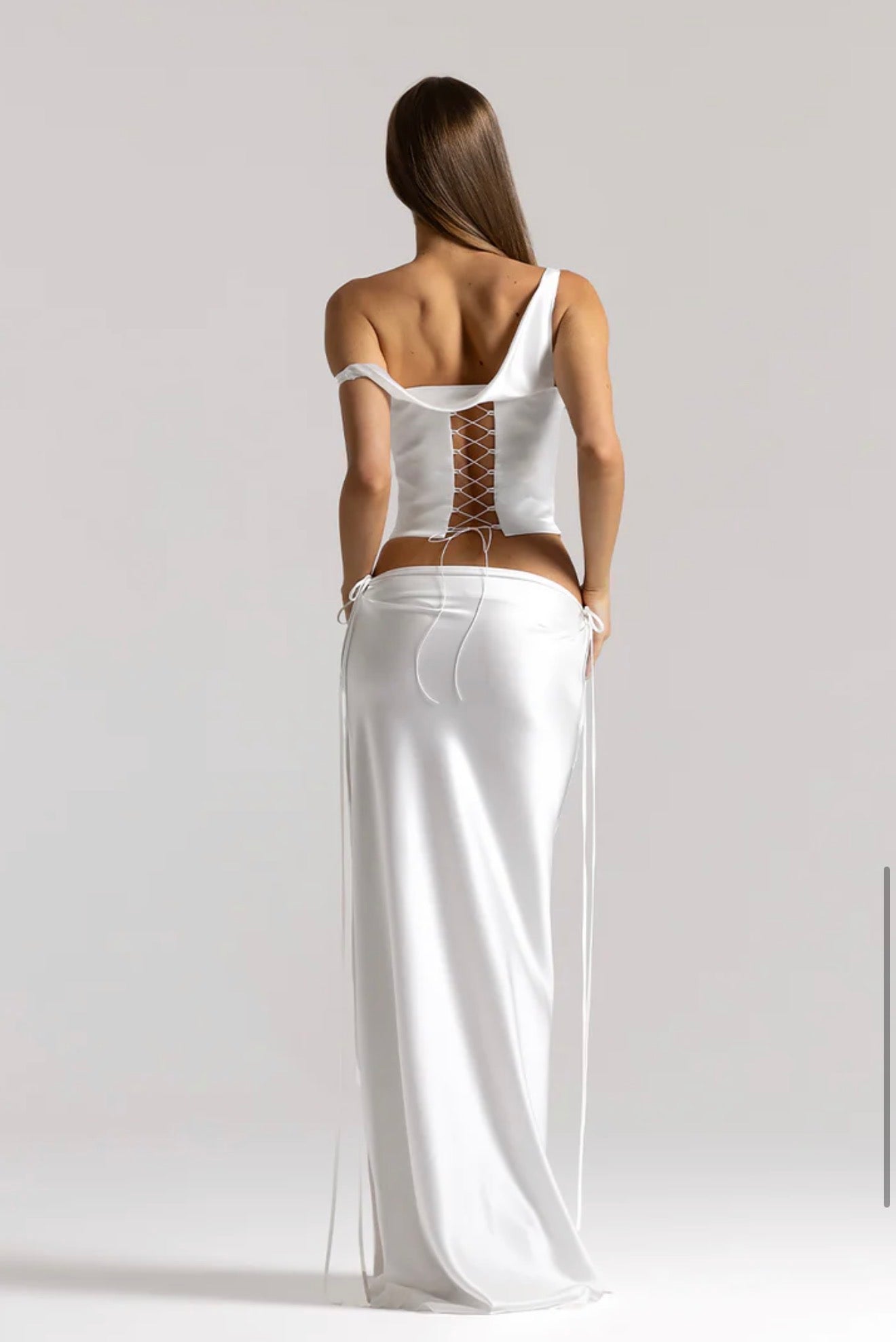 Natalie Rolt Posy Top & Evelyn Skirt White