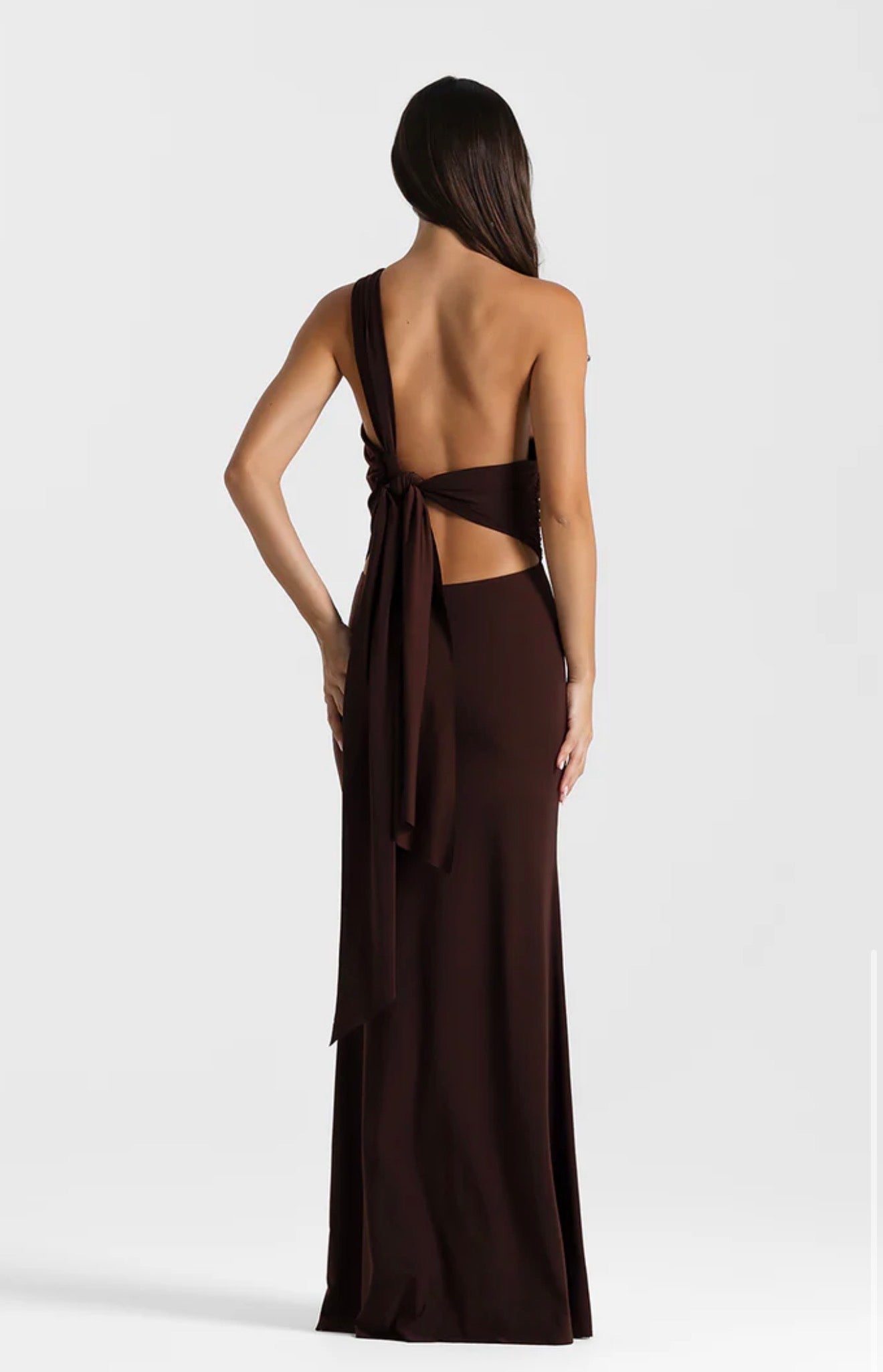 Natalie Rolt Fabienne Gown Brown