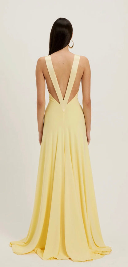 Ancegria Rosa Gown Yellow
