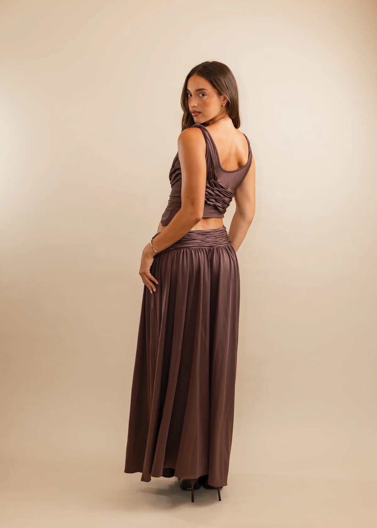 Koster Kulture Calypso Top & Skirt Plum